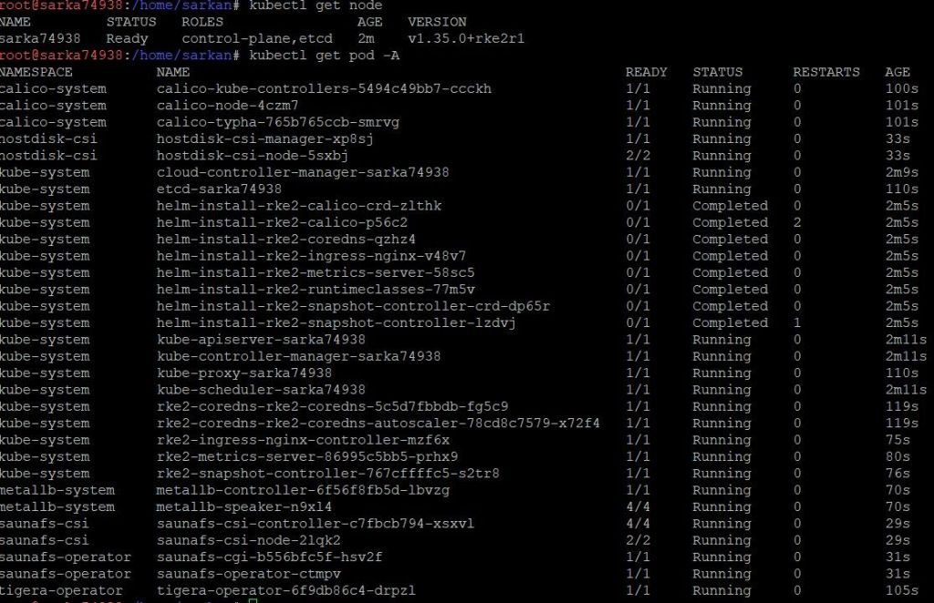 Kubectl get pods output