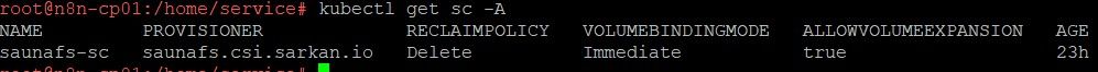 StorageClass Deployment Verification